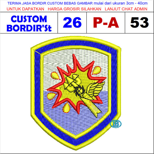 P-A53 ATRIBUT BRIVET CUSTOM BORDIR'ST TESTIMONI