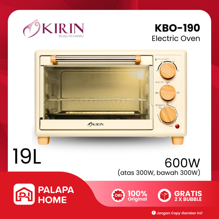 Oven Listrik Kirin Kbo 190 19 Liter Low Watt Open Kue Api Atas Bawah #Gratisongkir #Sale #Discount