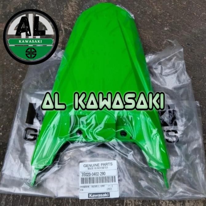 TERMURAH COVERTAIL COVER TAIL SPAKBOR BELAKANG KLX150 BF KLX 150 BF HIJAU ORI