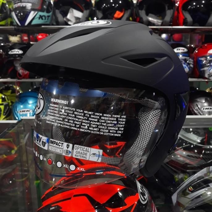 Helm Mds Protector Solid Black Doff