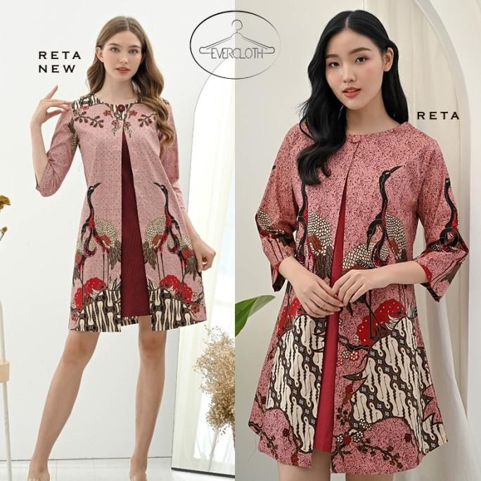 Dress Batik Wanita / Batik Wanita / Batik Couple / Dress / Reta Dress