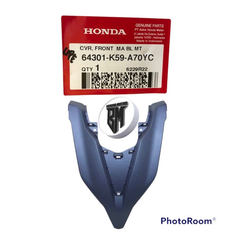 Cover Lampu Depan Biru Dof New Vario 125 150 Ori Honda 64301 K59 A70Yc Barang Langka