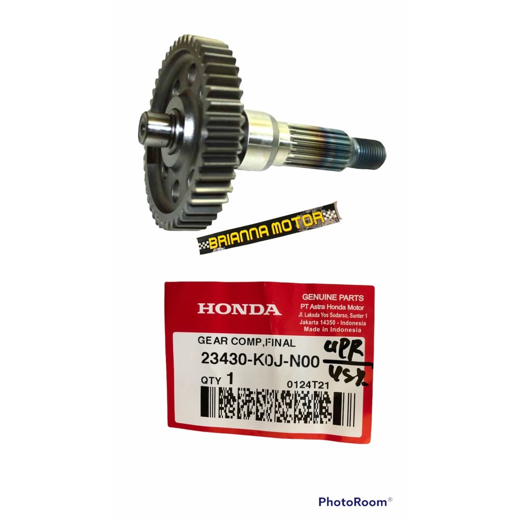 As Roda Belakang Genio Scoopy K2F Beat Deluxe Ori Honda 23430 K0J N00 Barang Langka