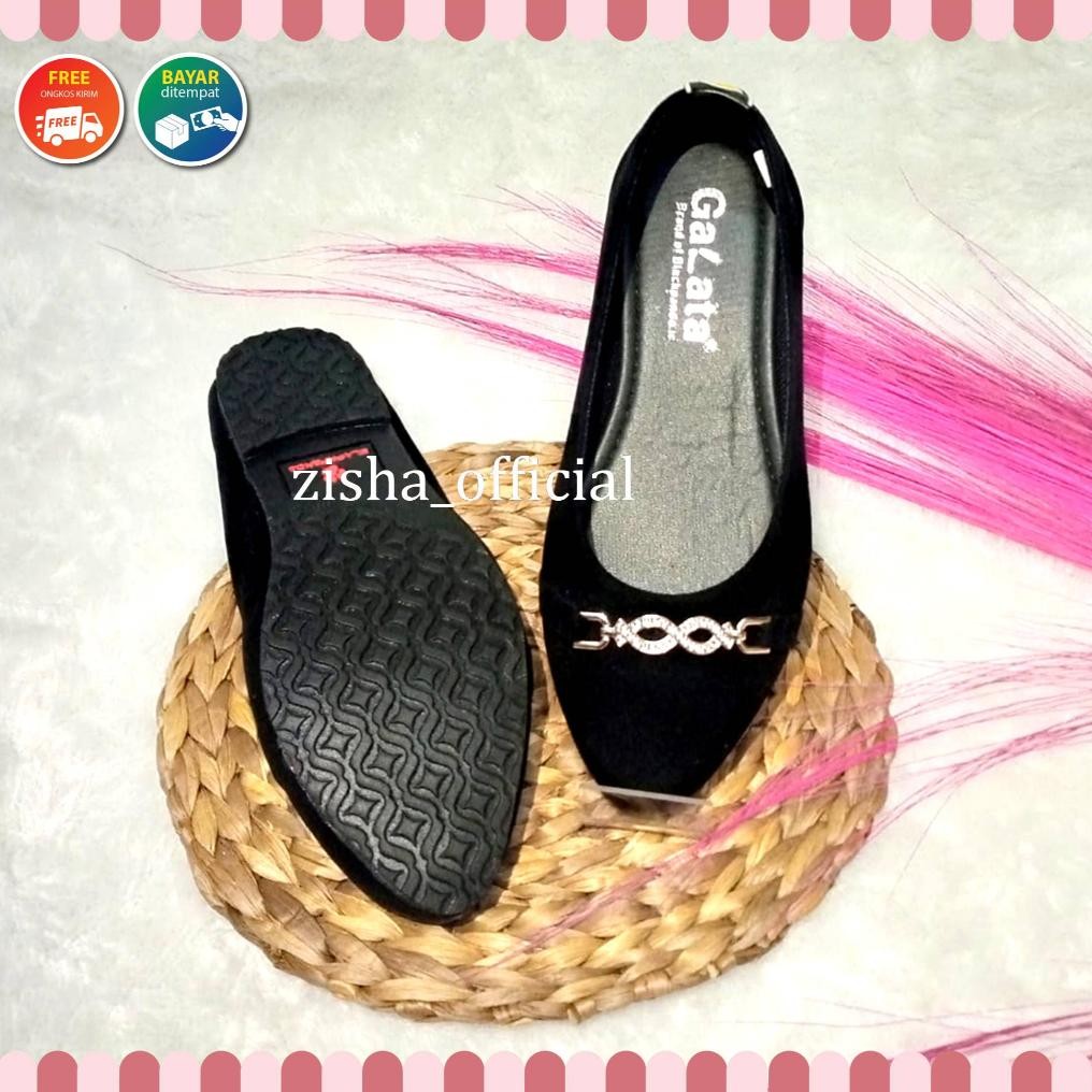Voucher Lebaran Sepatu Black Panda / Sepatu Wanita / Flatshoes Wanita / Black Panda Kenan Original