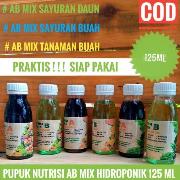 NUTRISI AB MIX HOPONIK DN BUAH TANAMAN BUAH 125ML MMU