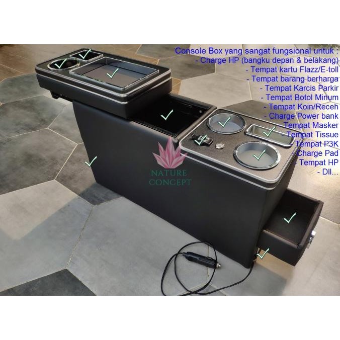 Console Box Mobil Biante Serena Cortez Voxy Luxury Edition