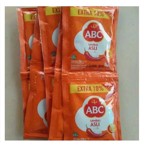 

Potongan Harga Saos Sambal Abc Sachet / 1 Pack Isi 10 Pcs / 18Gram Wql77