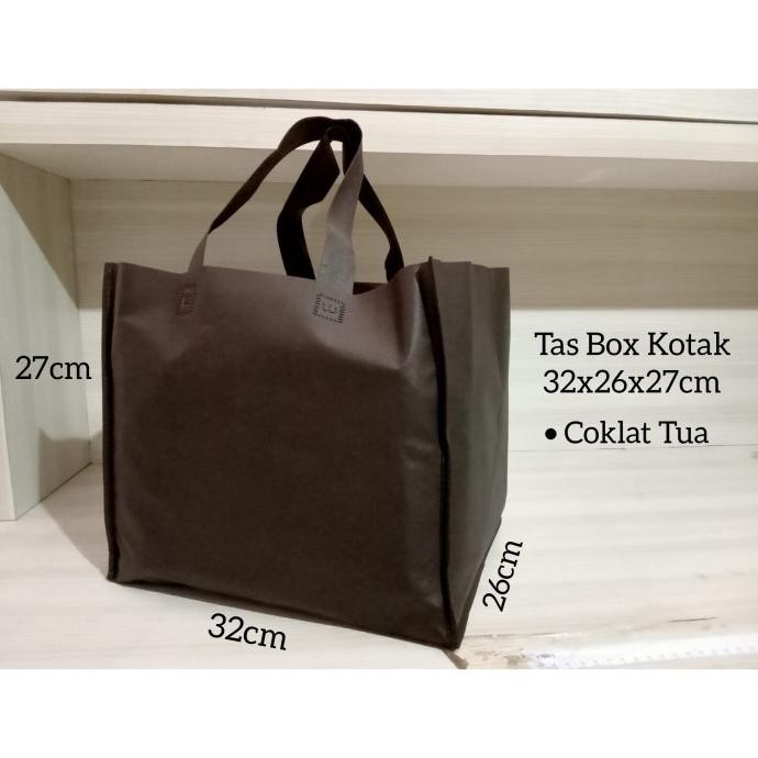 

+++++] Tas Spunbond Tali Box Kotak/Tas Kain Box