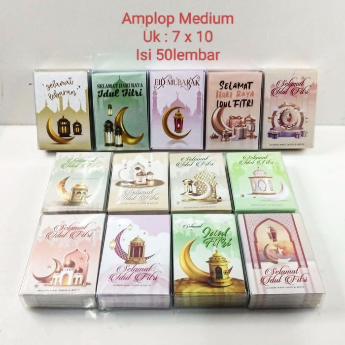 

PROMO TERBARU AMPLOP LEBARAN HARI RAYA / AMPLOP IDUL FITRI MIKA ISI 50 LEMBAR MURAH XDH6