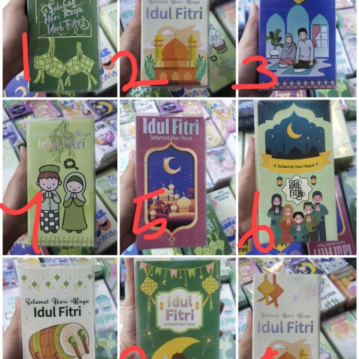 

NEW PRODUK AMPLOP LEBARAN ANGPAO IDUL FITRI ISI 50 PCS MOTIF KARAKTER SXK3104