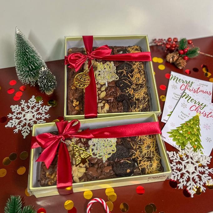 

[CHRISTMAS HAMPERS] Original Fudgy Brownie Mix 5 Classic Toppings