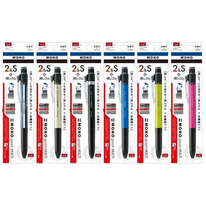 

Tombow Mono Graph Multi 2&S Ballpoint Pen + Mechanical Pencil 0.5mm