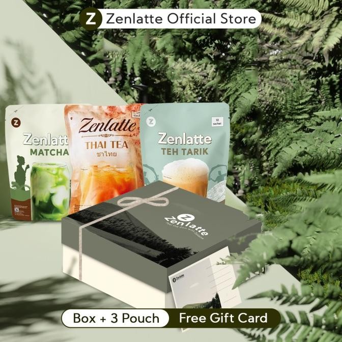 

Hampers Zenlatte - 3 Pouch | Box(untuk 3 pouch) + Zenlatte