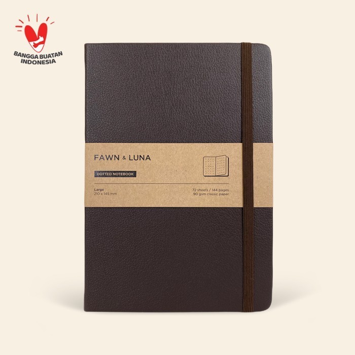

Ready Notebook / Journal A5 Large - Woodside Brown - Buku Jurnal / Agenda