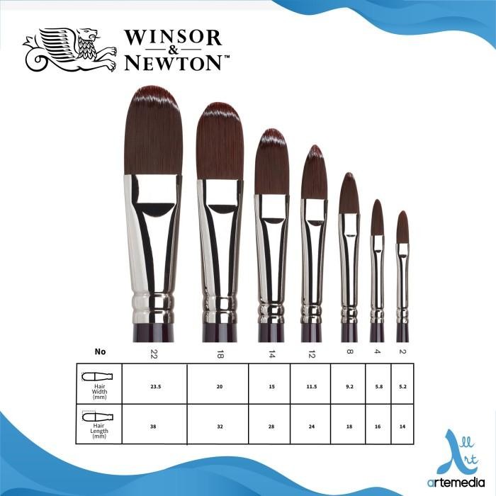 

KUAS LUKIS WINSOR & NEWTON GALERIA ACRYLIC FILBERT BRUSH LONG HANDLE