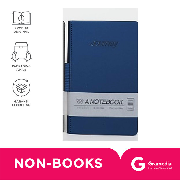 

Ready Books&Bind Nb Metallic Hc W/ Penloop A5-Slim Blue