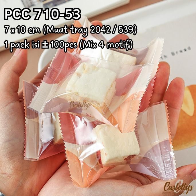 

@@@@] Plastik Cookies PCC 710-53 Kue Kering Nastar Snack Nougat Coklat dll