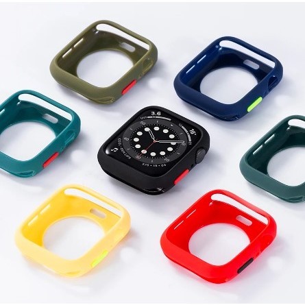 HOT DEALS Soft Case Apple Watch iWatch Bumper 9 8 7 6 SE Pelindung T55 Ultra SilikonSmartwatch T500