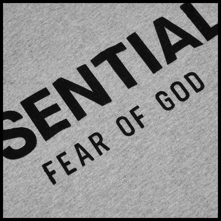 terbaru fog essentials back velvet text t-shirt promo