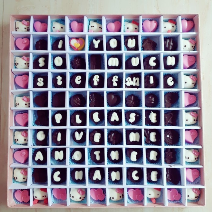 COKLAT VALENTINE SEKAT 100 HARDBOX