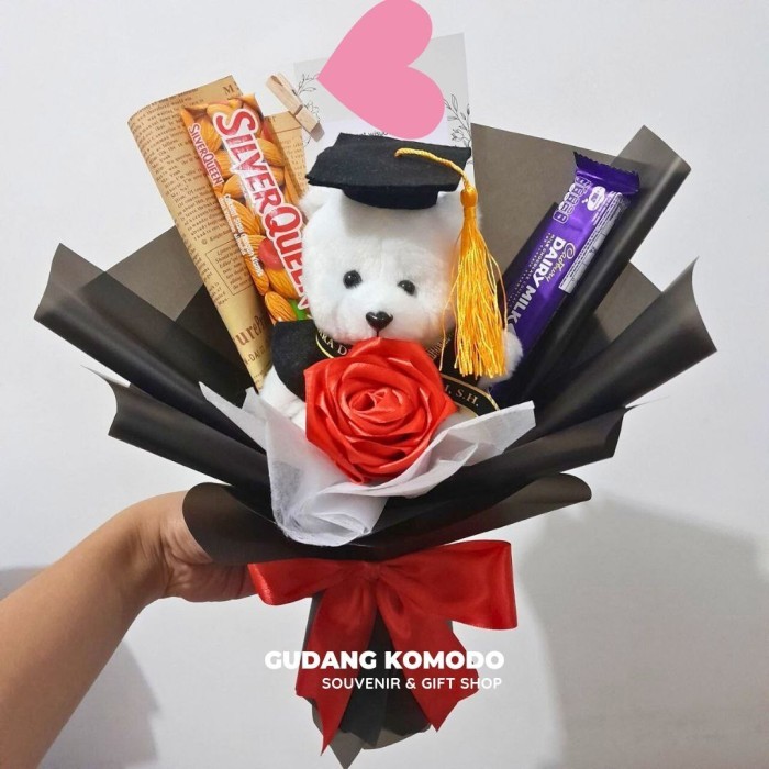 

[PREMIUM] ATHENA BUKET BUNGA WISUDA / KADO WISUDA CEWEK COWOK / BUKET BUNGA ARTIFICIAL MURAH /