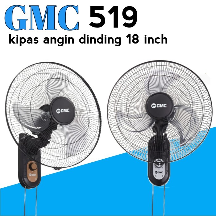 kipas angin GMC dinding 18 in/kipas angin tornado/kipas angin besi/kipas angin dinding blower