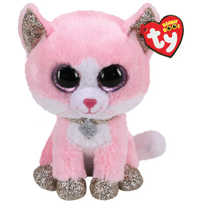 

TY BEANIE BOOS FIONA CAT PINK (REGULAR) - BONEKA KUCING PINK