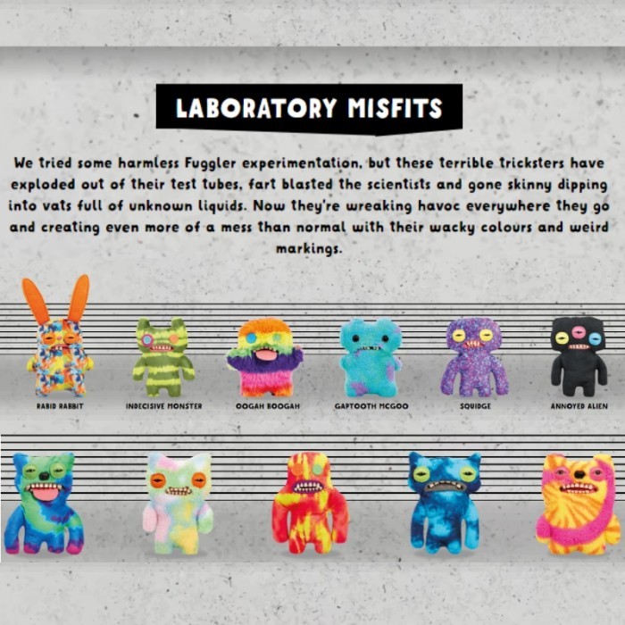 

ADDO FUGGLER FUNNY UGLY MONSTER DOLL - MAINAN BONEKA KARAKTER ANAK