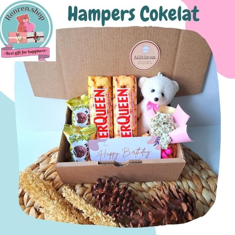 

PJJ-1621 HAMPERS COKLAT SPESIAL KADO VALENTINE GIFT BOX KADO ULTAH CEWEK Original