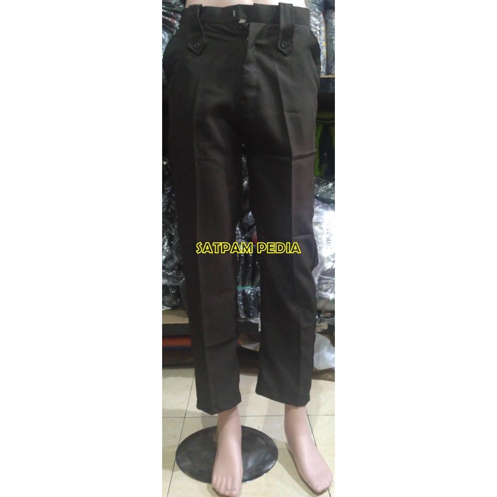 Celana Panjang PDH Coklat - Celana Pria Panjang Coklat