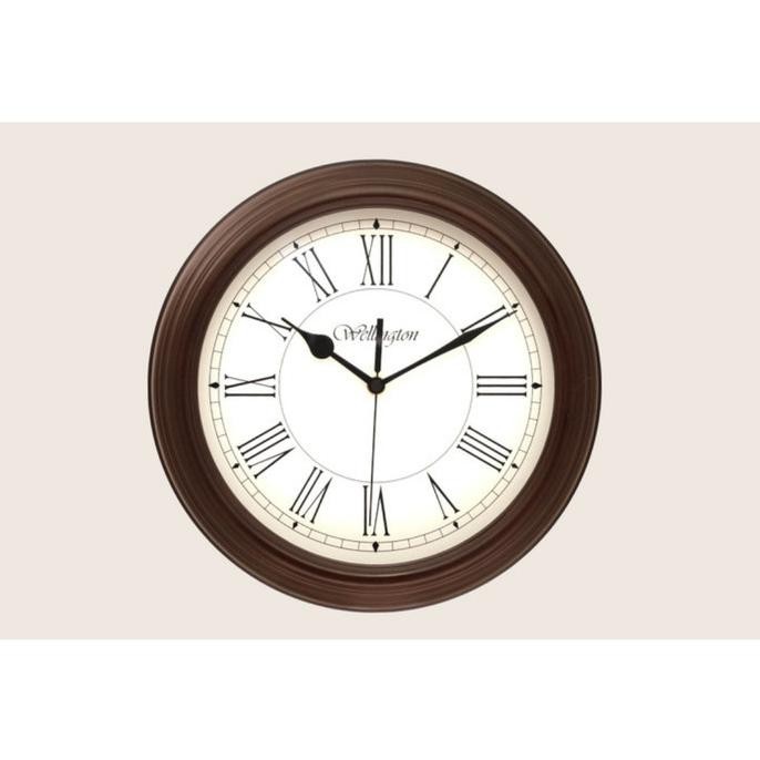 Jam Dinding Wellington 602295 Original Kayu Seiko Bestseller