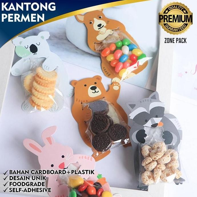 

[10 PCS] Kantong Permen | Kantong Plastik Kue Permen | Cookies Bag Candy | Packaging Hampers