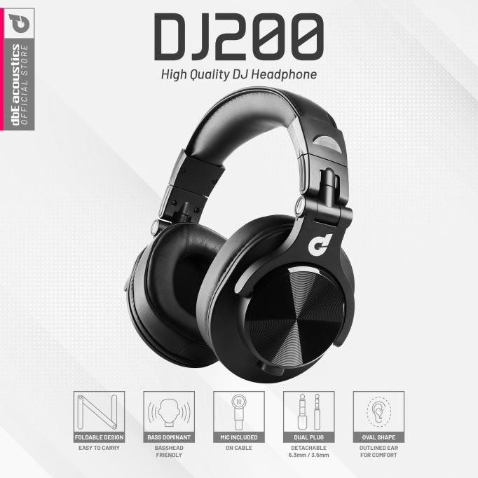 Dbe Dj200 High Quality Dj Headphone