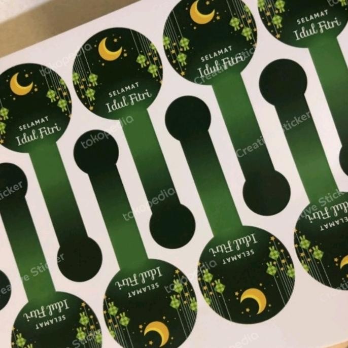 

Mubarak| Sticker Lebaran label seal segel toples dus hari raya idul fitri - 24