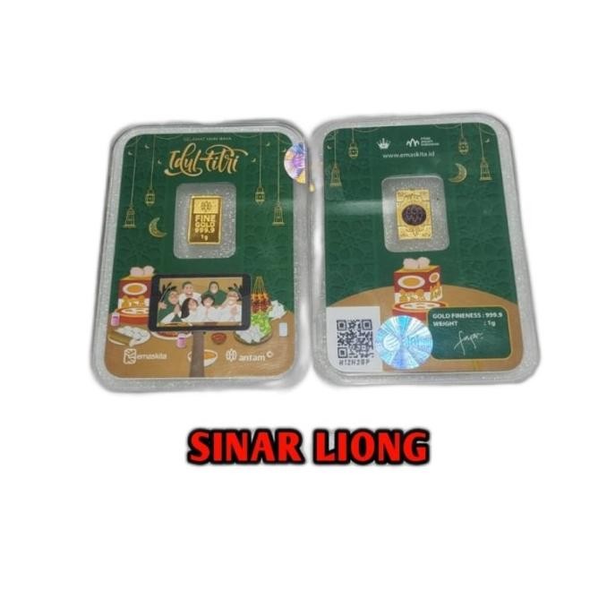 Mubarak| Emas lm logam mulia antam indonesia hari raya idul fitri 1 gr gram