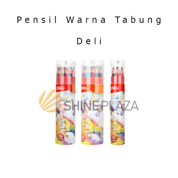 

PENSIL WARNA DELI EC00307 EC00327 EC00337 12 24 36 COLORS - COLOR PENCIL DELI DENGAN RAUTAN