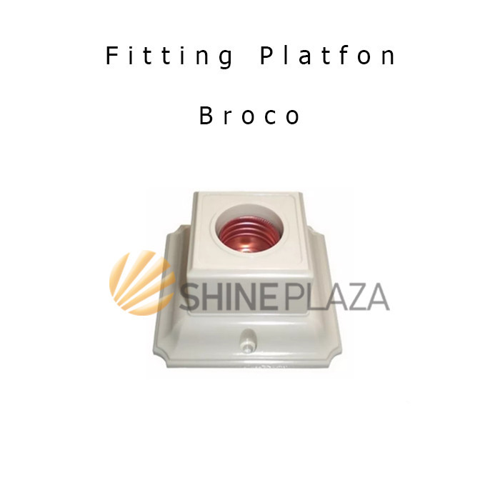 

FITTING PITTING PLATFON 1210 BROCO - FITING DUDUKAN LAMPU E27