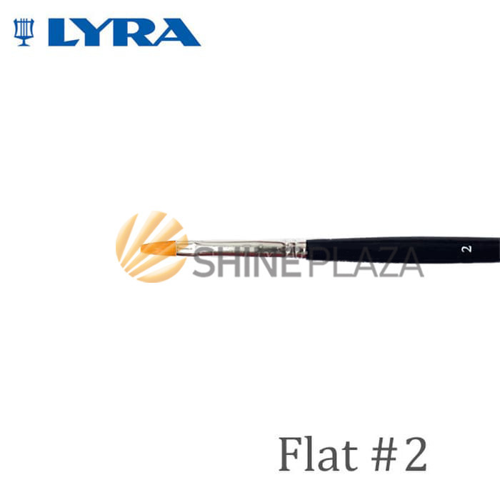 

KUAS LUKIS LYRA FLAT NO. 2 - KUAS LYRA DATAR - TAKLON ART BRUSH LYRA