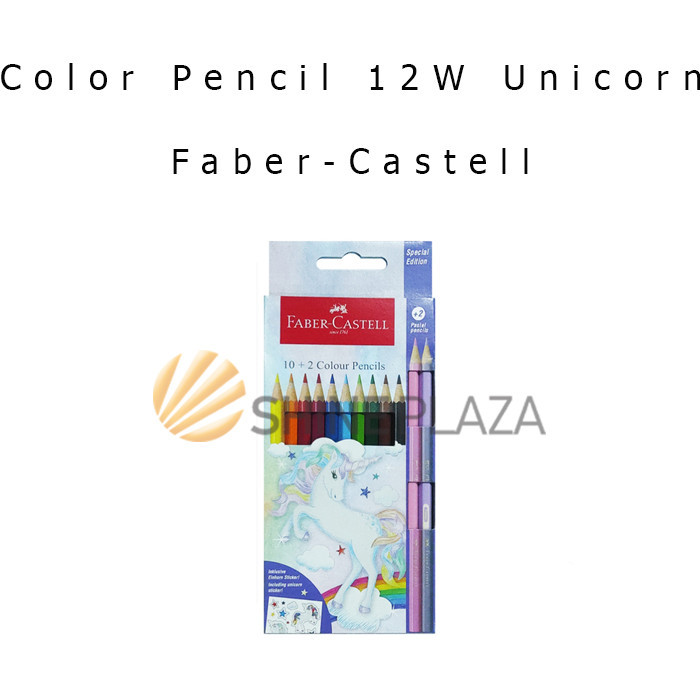 

PENSIL WARNA FABER-CASTELL 12 COLORS UNICORN SPECIAL EDITION - COLOR PENCIL 12 COLOUR