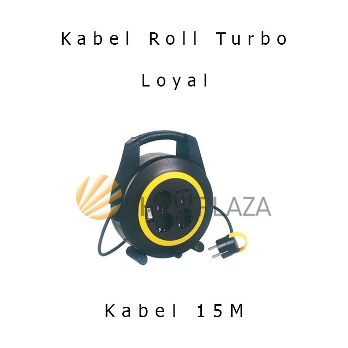 

KABEL ROLL LOYAL TURBO YUNIOR 15M - STOP KONTAK COLOKAN LISTRIK LY-117