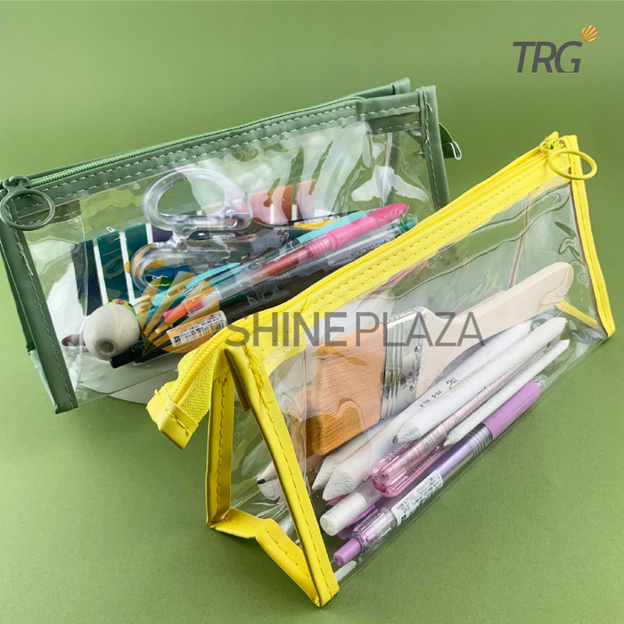 

TRG PLASTIC POUCH PVC ZIPPER PENCIL CASE PC-287 - TEMPAT KOTAK PENSIL TAHAN AIR ALAT TULIS