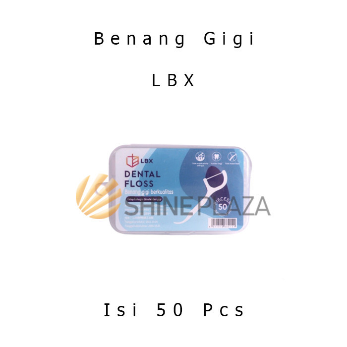 

DENTAL FLOSS BENANG BUSUR TUSUK GIGI PLASTIK - PEMBERSIH SELA GIGI LBX