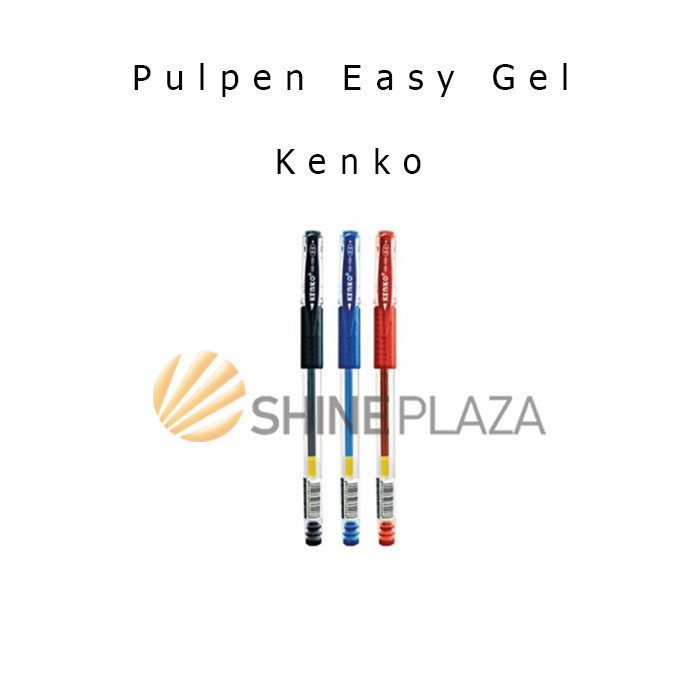 

PULPEN KENKO EASY GEL 0.5MM - BOLPEN PENA HITAM BIRU MERAH 0,5 MM