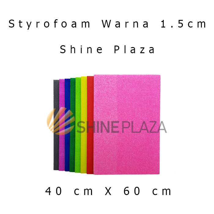 

STYROFOAM WARNA - STEREOFOAM GABUS 1.5CM