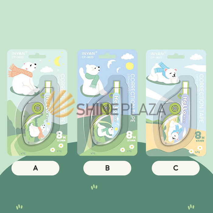 

CORRECTION TAPE TIP X - TIP EX KERTAS ROLL INYAN HELLO BEAR