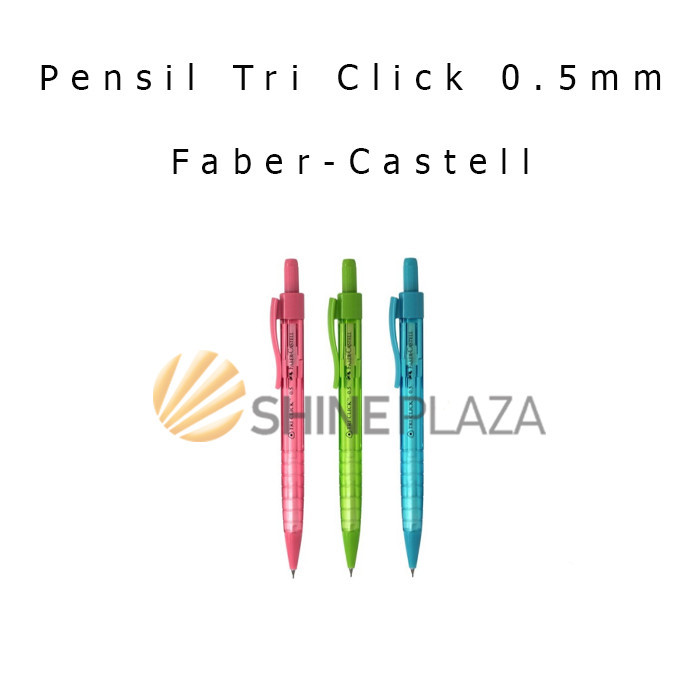 

PENSIL MEKANIK FABER-CASTELL TRI CLICK 0.5MM - MECHANICAL PENCIL FABERCASTELL 0,5 MM
