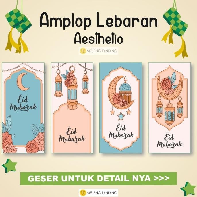 

Mubarak| Amplop Lebaran Karakter Lucu / Uang Tidak Di Lipat / Amplop Angpau Lebaran Klasik / Amplop Lebaran 2024 Unik Aesthetic 1 Pack / Amplop Hari Raya Idul Fitri 2024 2025 2026 / Amplop THR Lebaran / AMPLOP LEBARAN KARTUN
