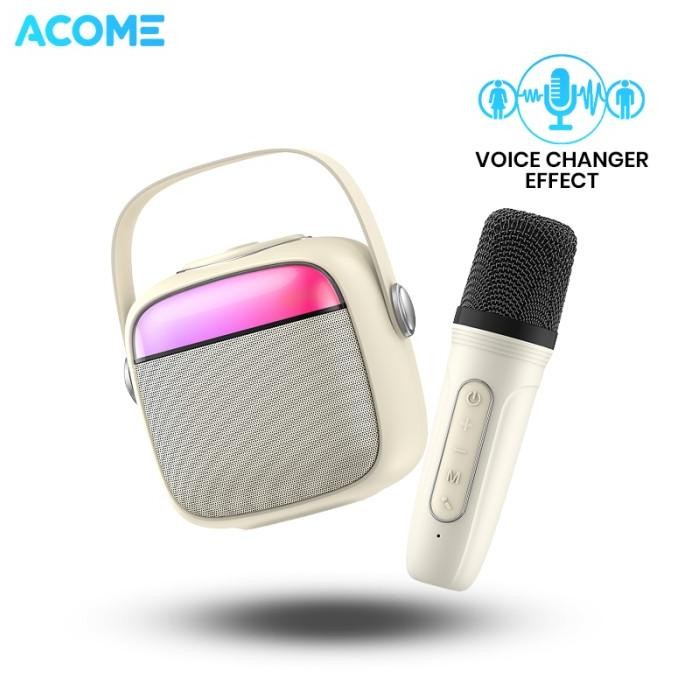Acome A9 Speaker Karaoke Bluetooth 5.3 / Speaker Wireless Mini Rgb