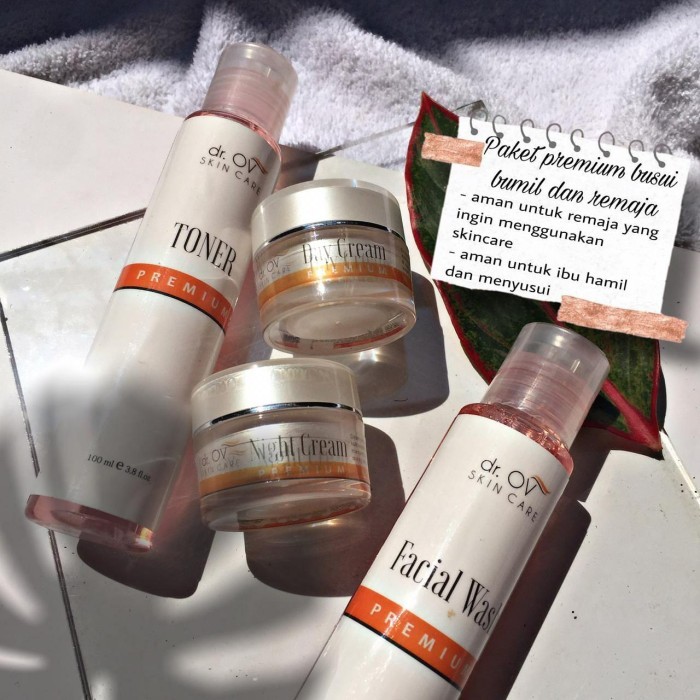 DISKON Paket Premium Make Up dr. OV Skin Care Ibu Hamil, Menyusui dan Remaja
