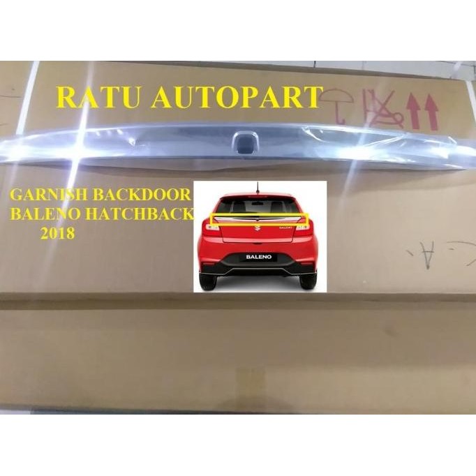 GARNISH CHROME BELAKANG SUZUKI BALENO HATCHBACK 2018 bestt